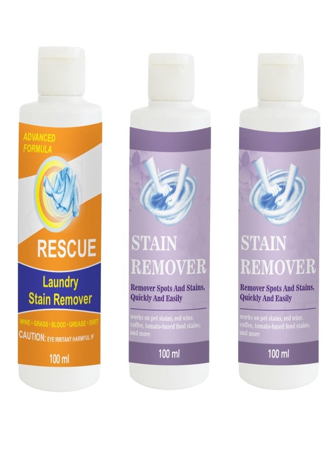 TOOVUS Stain Remover Combo Pack of Orange, Purple and Purple Stain Remover | Multi-Surface Cleaning Solution for Clothes, Fabrics, Upholstery (100 g Each) - Image 1